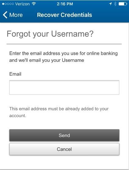 forgot username screenshot screenshot of entering your email when you forgot your username